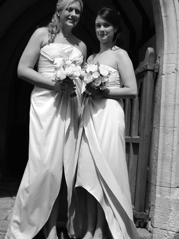 Bridesmaids Alix and Sophia