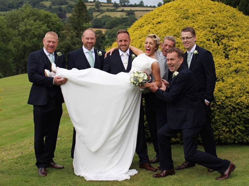 Bride Groom and Groomsmen