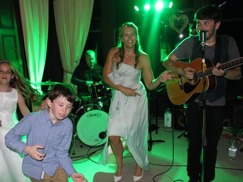 Revellers party into the night