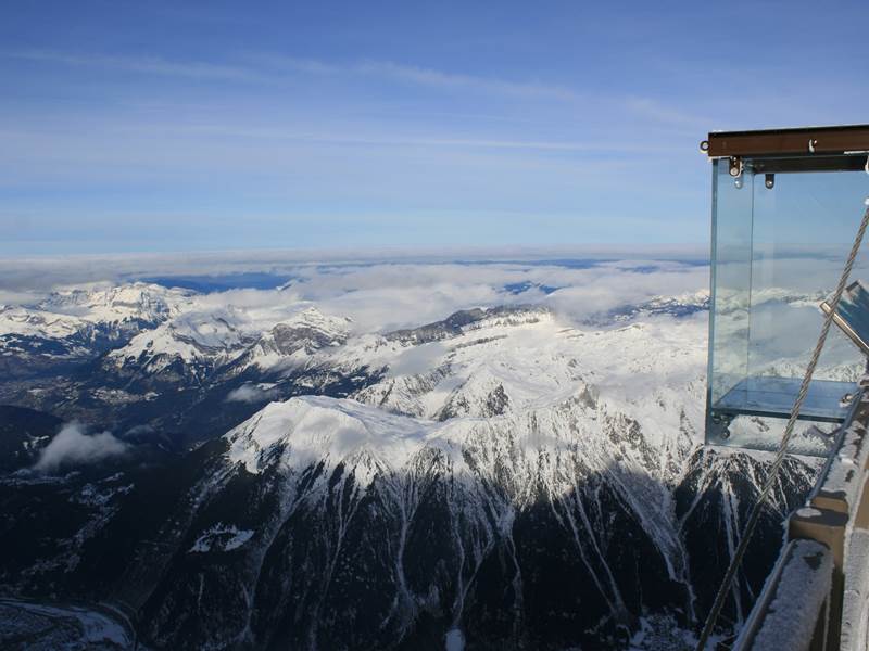 The Chamonix Void Skywalk at 3,842m