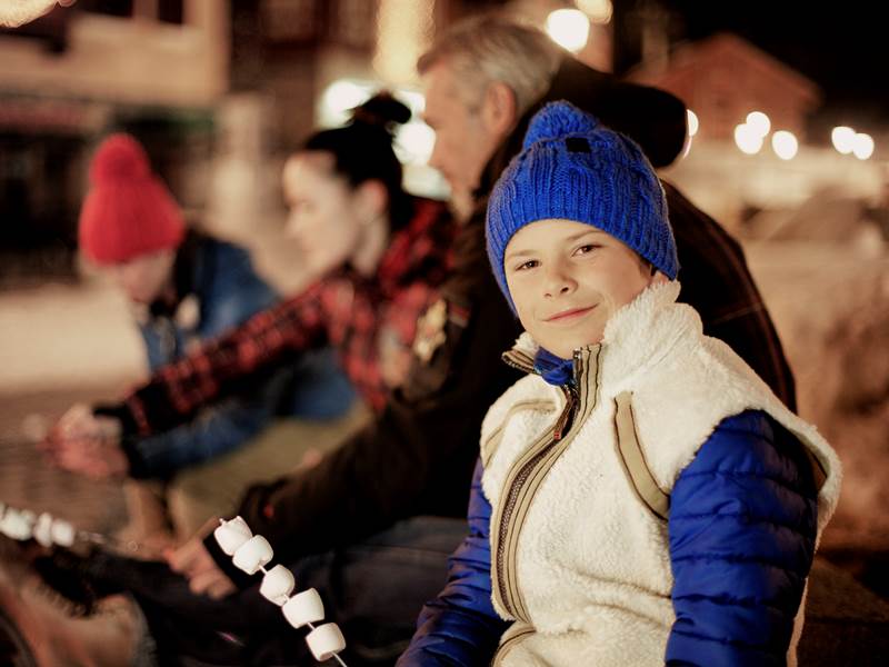 Family time in Les Arcs
