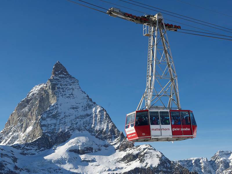 The Matterhorn Glacier Express  Cable Car